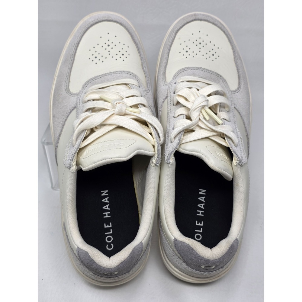 COLE HAAN Grand Crosscourt Mens Size 9 M White Gray Suede Sneakers C38992 - Picture 8 of 10